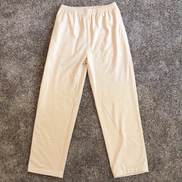 tan sweat suit